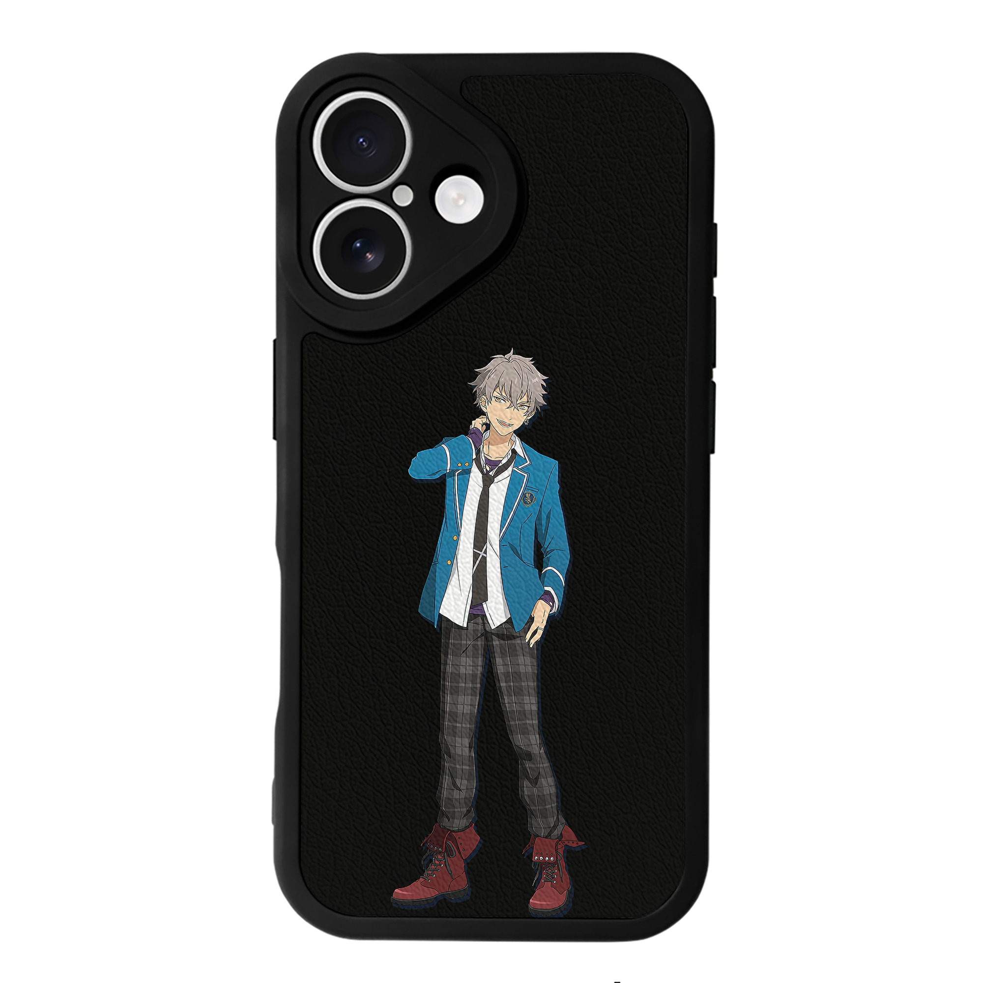 （画像用） あんさんぶるスターズ! Ensemble Stars 【iPhone 16シリーズ対応】シリコンスマホケース（レザー調） 材質：シリコン
